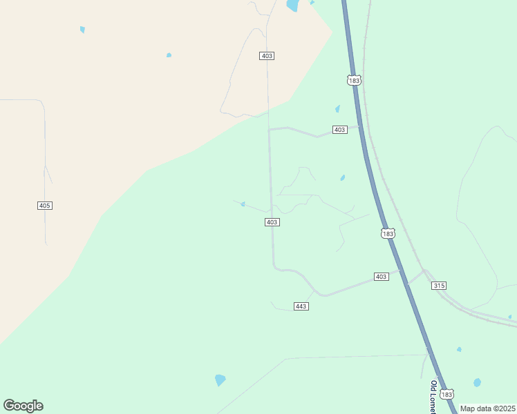 map of restaurants, bars, coffee shops, grocery stores, and more near 60 County Road 403 in Goldthwaite