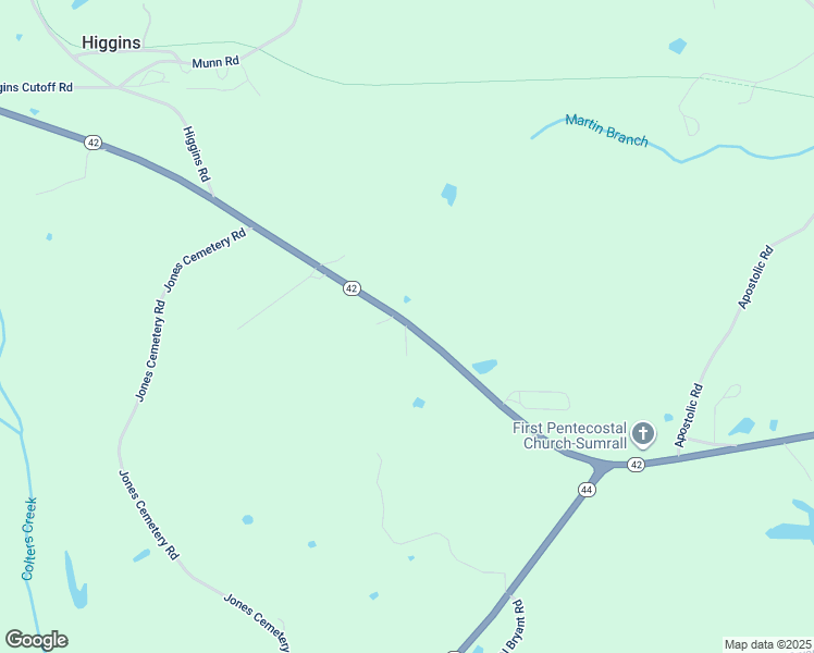 map of restaurants, bars, coffee shops, grocery stores, and more near 1-26 Sparrow Lane in Sumrall