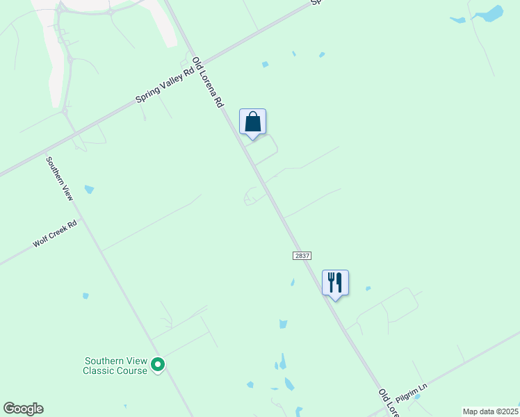 map of restaurants, bars, coffee shops, grocery stores, and more near 5532 Old Lorena Rd in Lorena