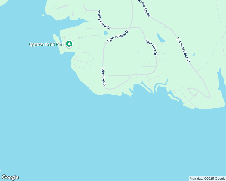 map of restaurants, bars, coffee shops, grocery stores, and more near 431-565 Lakepines Drive in Many