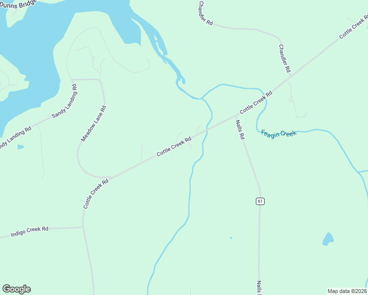 map of restaurants, bars, coffee shops, grocery stores, and more near Cottle Creek Road in Andalusia