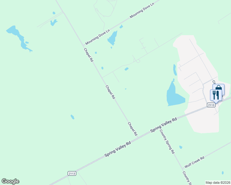 map of restaurants, bars, coffee shops, grocery stores, and more near 16305 Chapel Road in Lorena