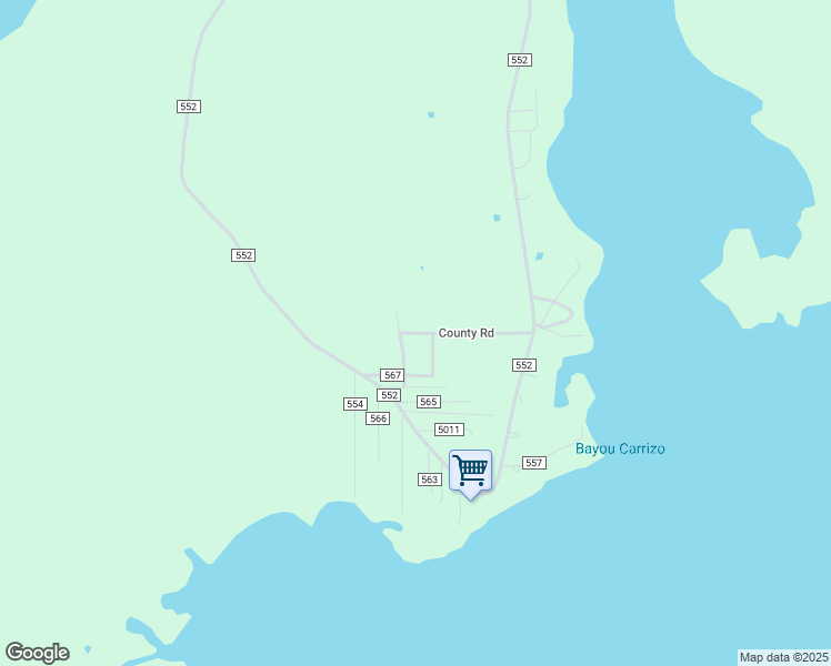 map of restaurants, bars, coffee shops, grocery stores, and more near 320 County Road in Nacogdoches