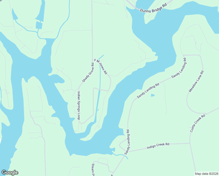 map of restaurants, bars, coffee shops, grocery stores, and more near Valley of Shiloh in Andalusia