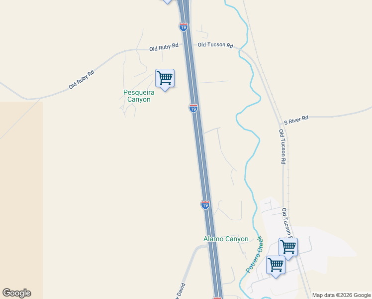 map of restaurants, bars, coffee shops, grocery stores, and more near 693 East Frontage Road in Nogales