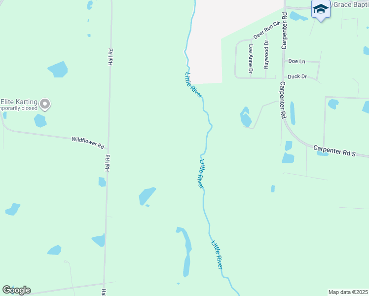 map of restaurants, bars, coffee shops, grocery stores, and more near 303 Hall Road in Tifton