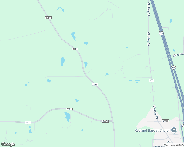 map of restaurants, bars, coffee shops, grocery stores, and more near 5348 Farm to Market 2251 in Lufkin