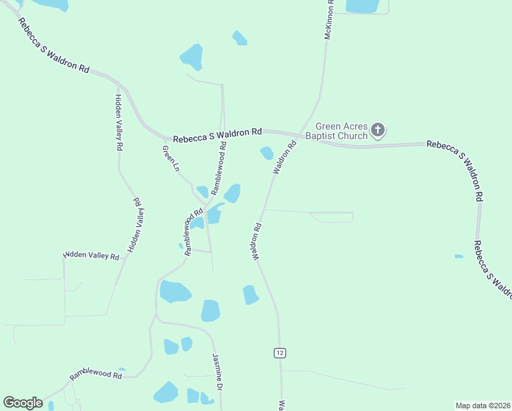 map of restaurants, bars, coffee shops, grocery stores, and more near 284 Waldron Road in Douglas