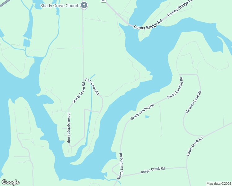 map of restaurants, bars, coffee shops, grocery stores, and more near Valley of Shiloh in Andalusia