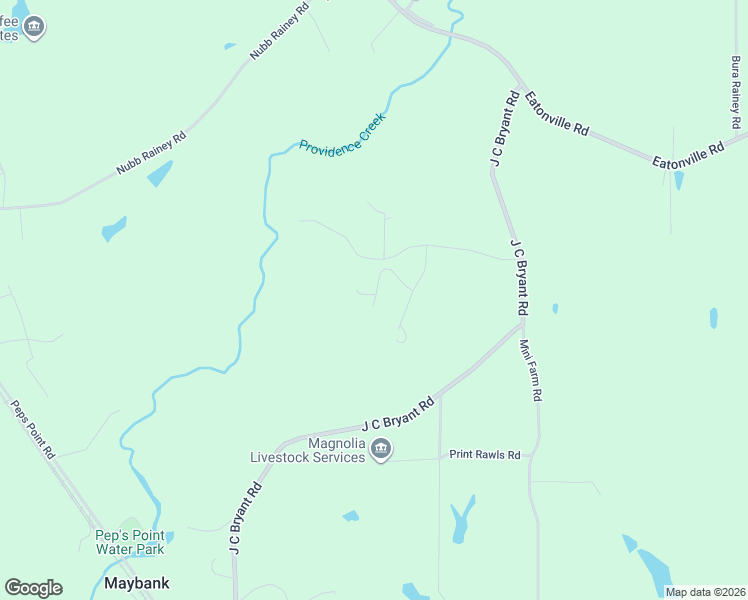 map of restaurants, bars, coffee shops, grocery stores, and more near 21 Lyles Road in Hattiesburg