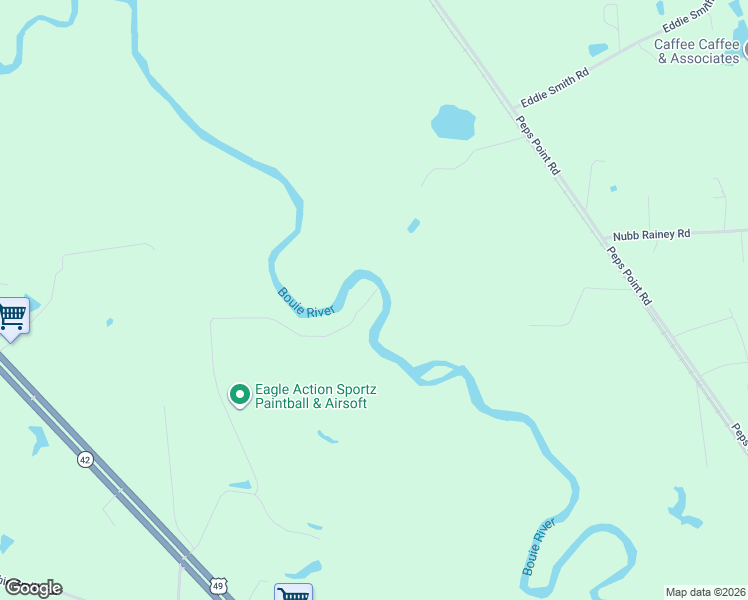 map of restaurants, bars, coffee shops, grocery stores, and more near 161 Ryner Road in Hattiesburg