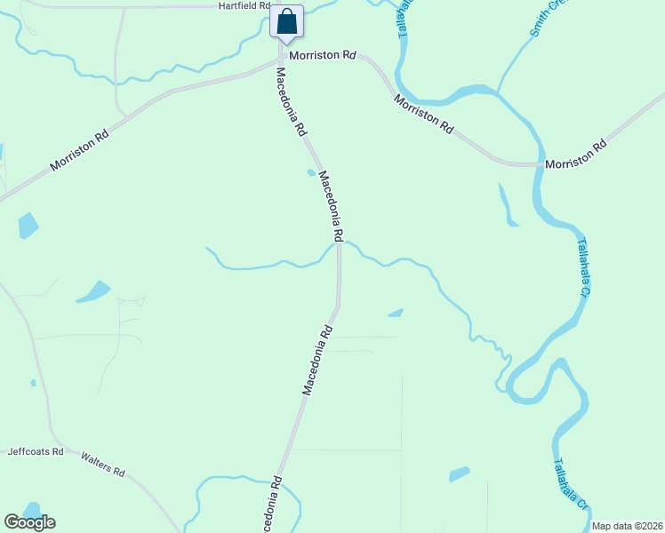 map of restaurants, bars, coffee shops, grocery stores, and more near 1037 Macedonia Road in Petal