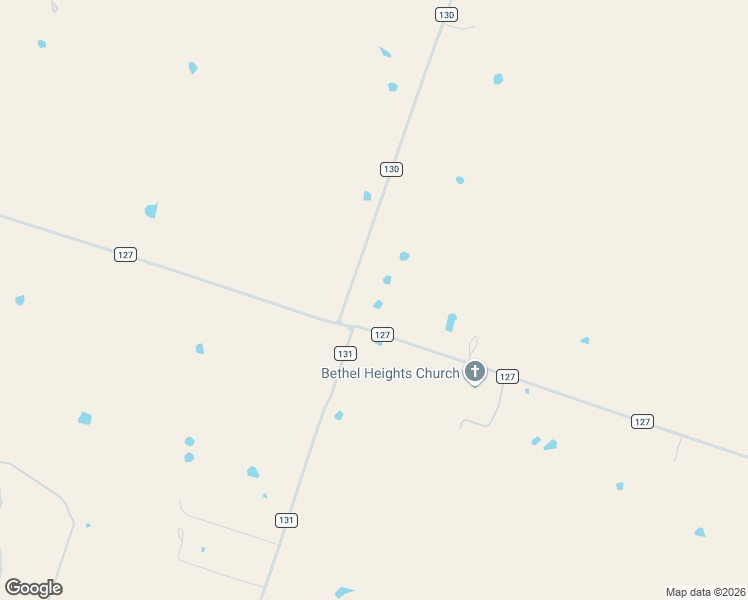 map of restaurants, bars, coffee shops, grocery stores, and more near 1627 County Road 130 in Gatesville