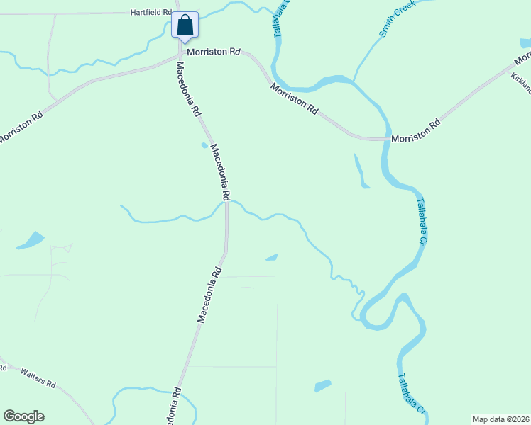 map of restaurants, bars, coffee shops, grocery stores, and more near 1037 Macedonia Road in Petal