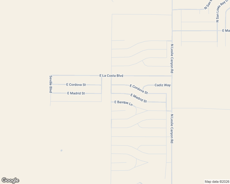 map of restaurants, bars, coffee shops, grocery stores, and more near 544 East Madrid Street in Douglas