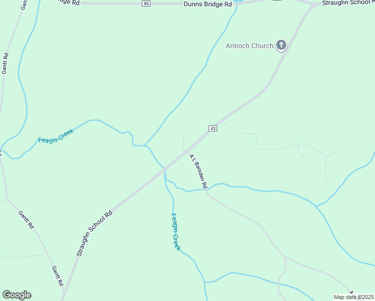 map of restaurants, bars, coffee shops, grocery stores, and more near Straughn School Road in Andalusia
