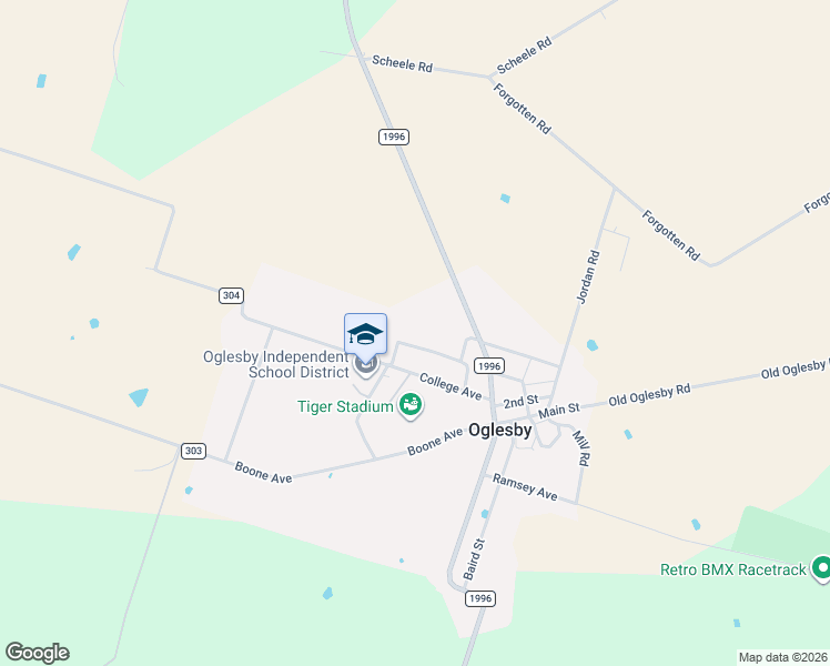 map of restaurants, bars, coffee shops, grocery stores, and more near 112 Mooney Avenue in Oglesby