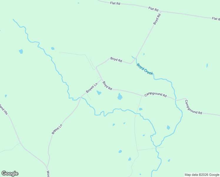 map of restaurants, bars, coffee shops, grocery stores, and more near Boyd Road in Bronson