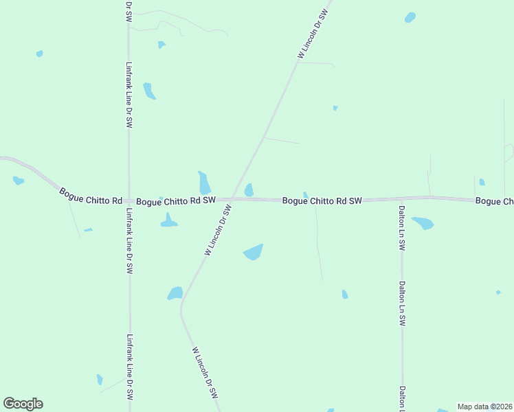 map of restaurants, bars, coffee shops, grocery stores, and more near 2520 Bogue Chitto Road Southwest in McCall Creek