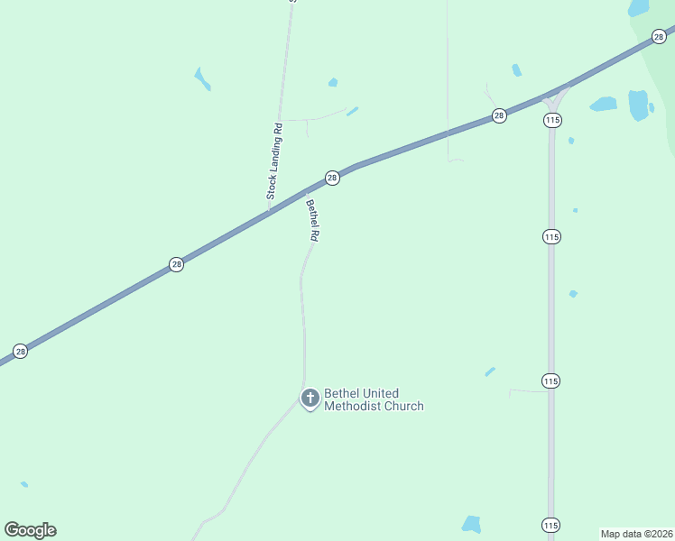 map of restaurants, bars, coffee shops, grocery stores, and more near 45 Bethel Road in Deville