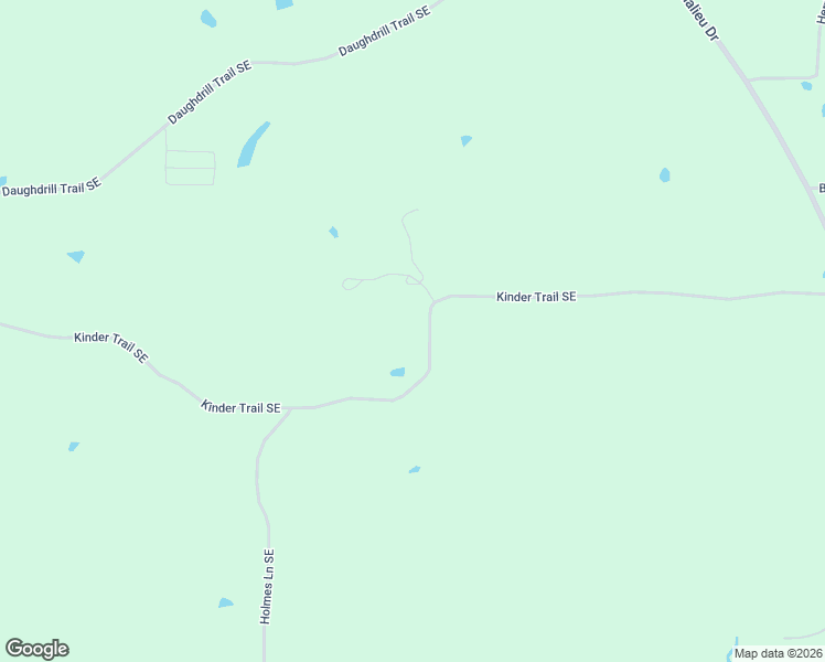 map of restaurants, bars, coffee shops, grocery stores, and more near 3373 Kinder Trail Southeast in Ruth