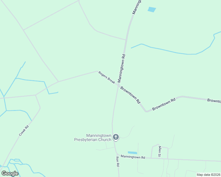 map of restaurants, bars, coffee shops, grocery stores, and more near 9518 Manningtown Road in Jesup