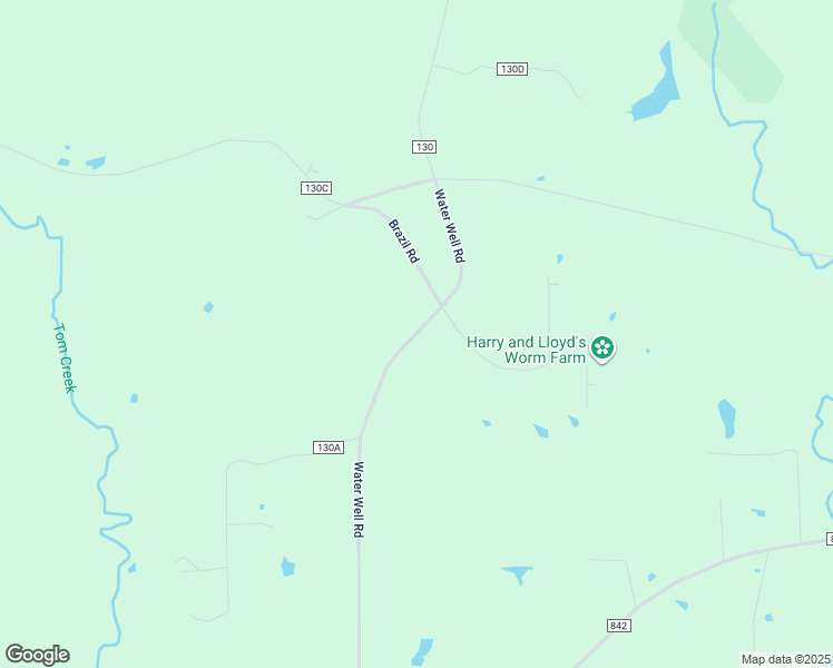 map of restaurants, bars, coffee shops, grocery stores, and more near County Road 130 in Angelina County