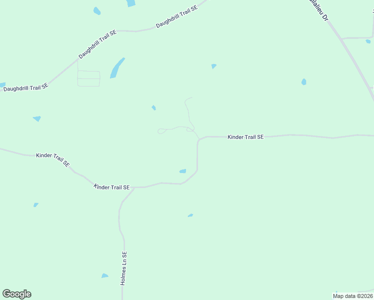 map of restaurants, bars, coffee shops, grocery stores, and more near 3373 Kinder Trail Southeast in Ruth