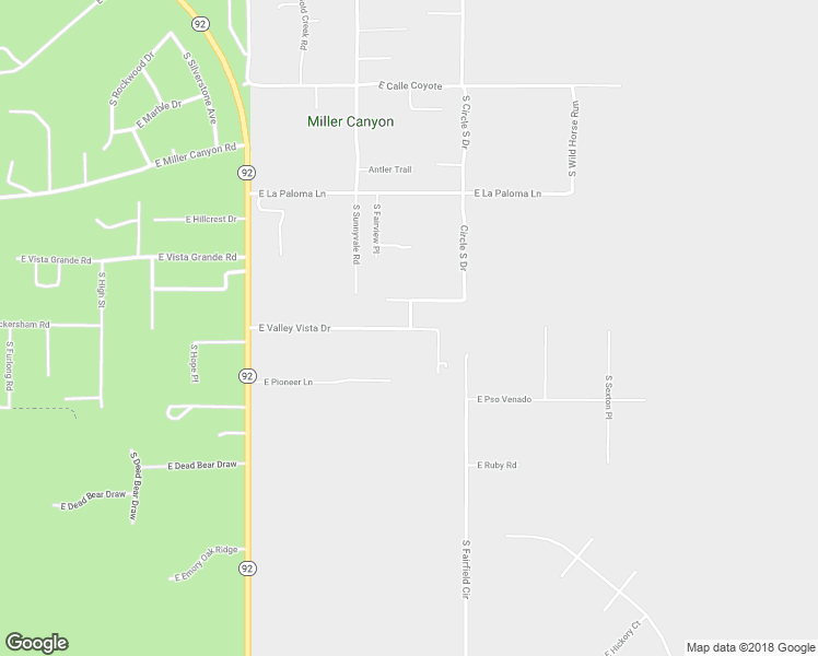 map of restaurants, bars, coffee shops, grocery stores, and more near 5499 East Valley Vista Drive in Hereford