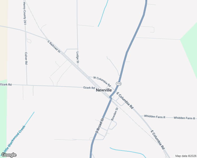 map of restaurants, bars, coffee shops, grocery stores, and more near 338 County Road 7 in Newville