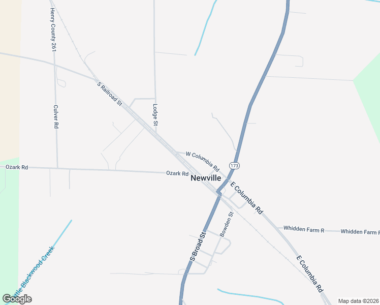 map of restaurants, bars, coffee shops, grocery stores, and more near 338 County Road 7 in Newville