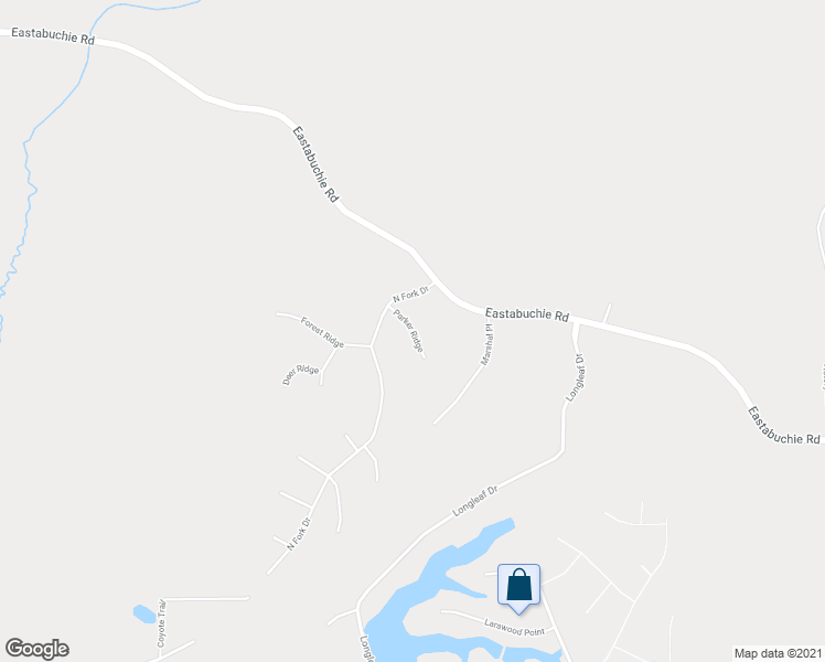 map of restaurants, bars, coffee shops, grocery stores, and more near Parker Ridge in Petal