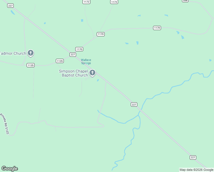 map of restaurants, bars, coffee shops, grocery stores, and more near 23684 Farm to Market 227 in Kennard