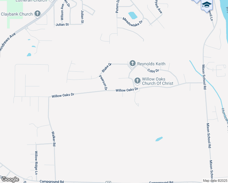 map of restaurants, bars, coffee shops, grocery stores, and more near 881 Willow Oaks Drive in Ozark
