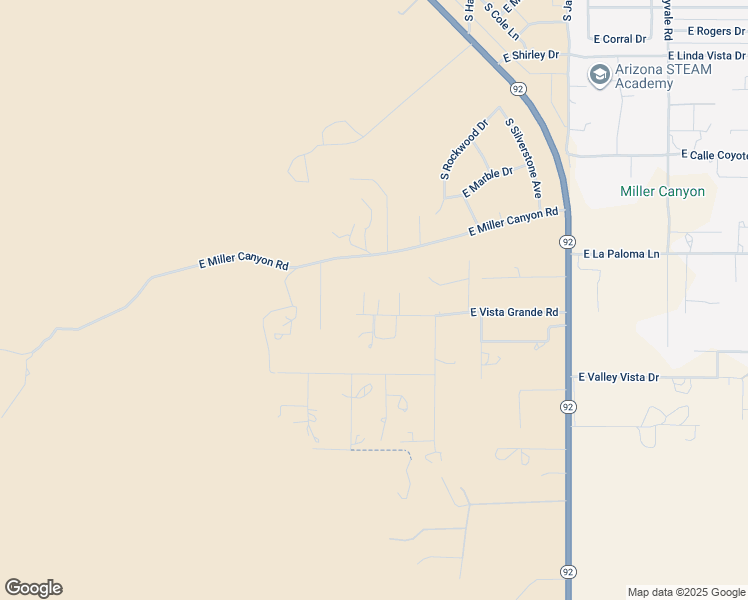 map of restaurants, bars, coffee shops, grocery stores, and more near 4624 E Vista Grande Rd in Hereford