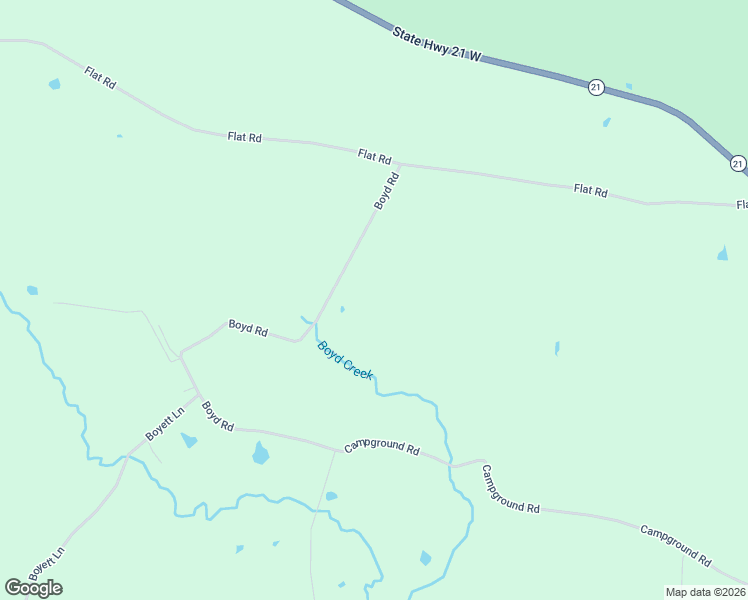 map of restaurants, bars, coffee shops, grocery stores, and more near 1039 Flat Road in Bronson