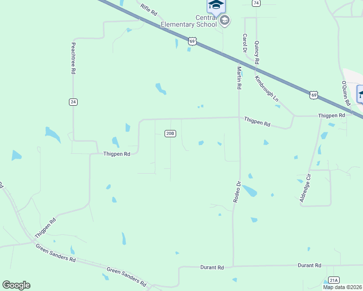 map of restaurants, bars, coffee shops, grocery stores, and more near 261 Julie Road in Pollok