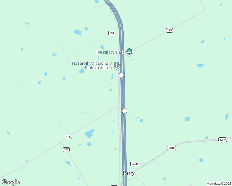 map of restaurants, bars, coffee shops, grocery stores, and more near Highway 6 in Marlin