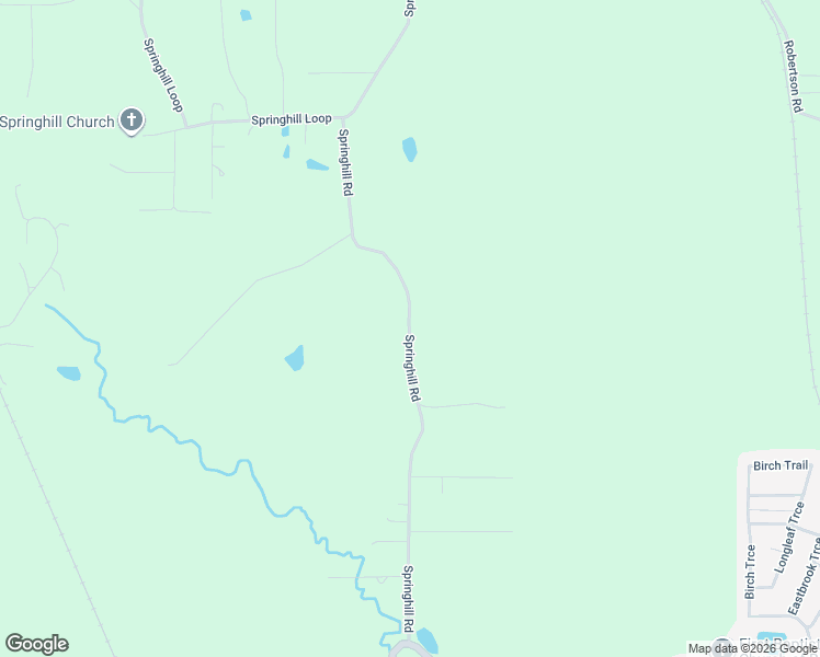 map of restaurants, bars, coffee shops, grocery stores, and more near 6710 Springhill Road in Ball