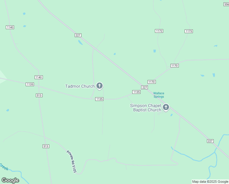 map of restaurants, bars, coffee shops, grocery stores, and more near 4097 County Road 1135 in Kennard