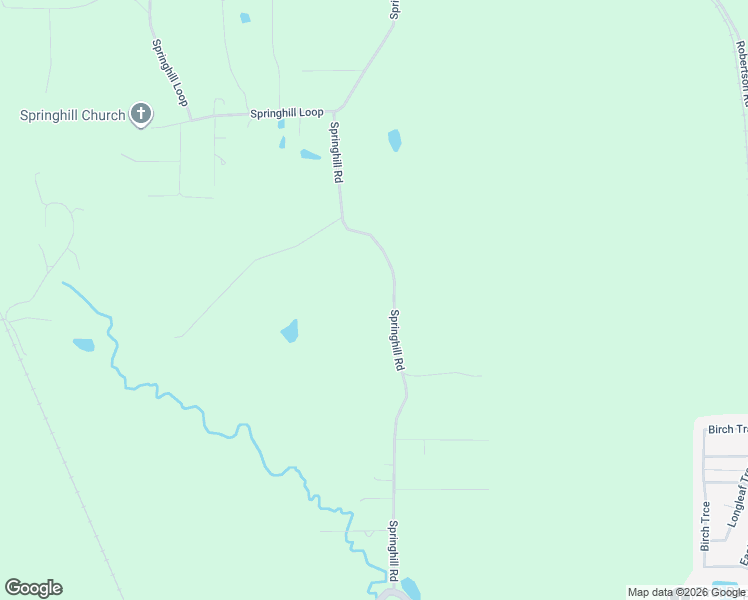 map of restaurants, bars, coffee shops, grocery stores, and more near 6715 Springhill Road in Ball