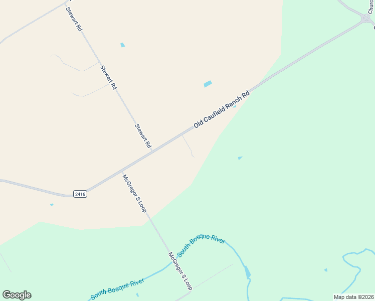 map of restaurants, bars, coffee shops, grocery stores, and more near 4998 Old Caufield Ranch Road in McGregor