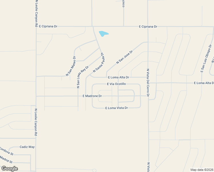 map of restaurants, bars, coffee shops, grocery stores, and more near 1605-1839 East Vía Ocotillo in Douglas