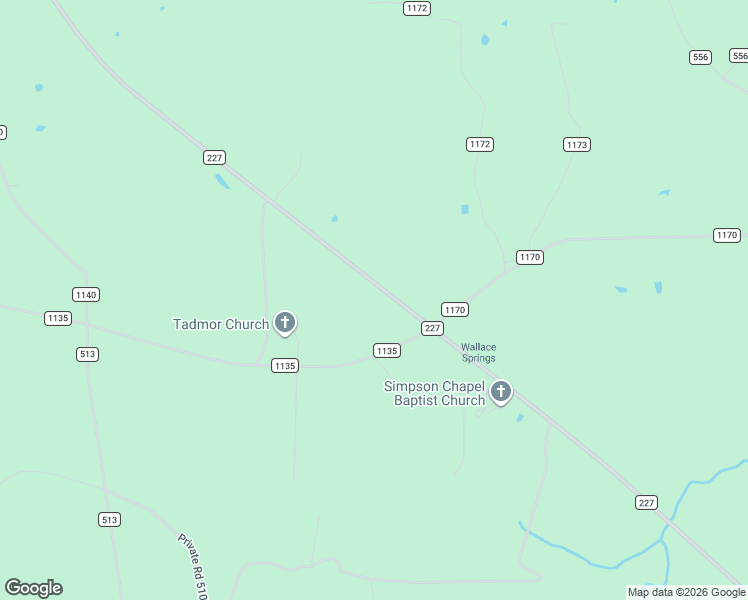 map of restaurants, bars, coffee shops, grocery stores, and more near 23076 Farm to Market 227 in Kennard