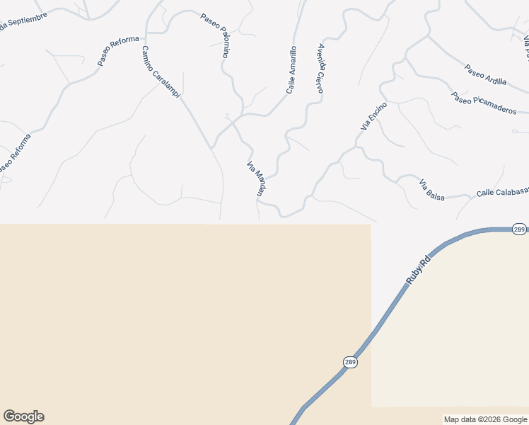 map of restaurants, bars, coffee shops, grocery stores, and more near 492 Via Encino in Rio Rico