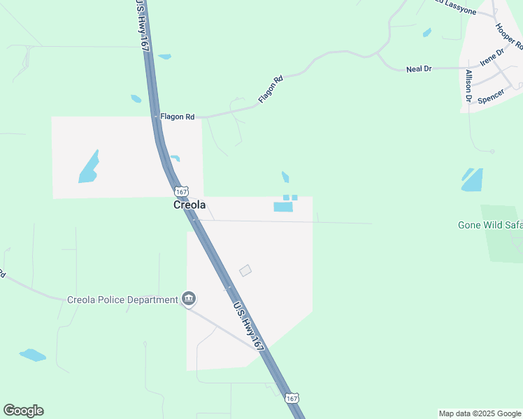 map of restaurants, bars, coffee shops, grocery stores, and more near Oak Lane in Dry Prong