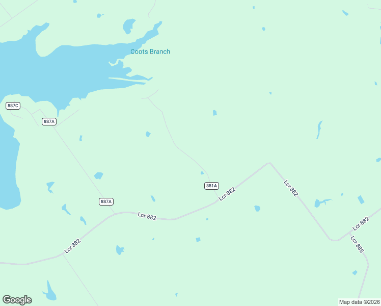 map of restaurants, bars, coffee shops, grocery stores, and more near County Road 881A in Jewett