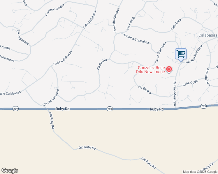 map of restaurants, bars, coffee shops, grocery stores, and more near 277 Rayo Court in Rio Rico