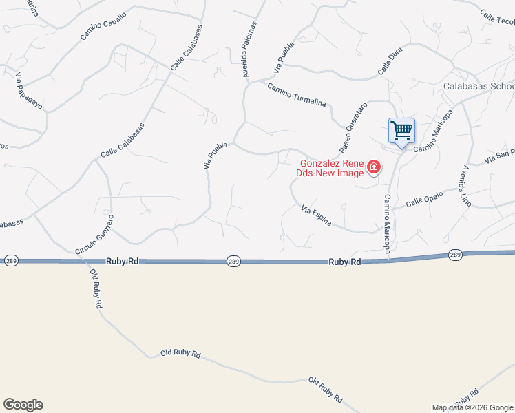 map of restaurants, bars, coffee shops, grocery stores, and more near 279 Rayo Court in Rio Rico