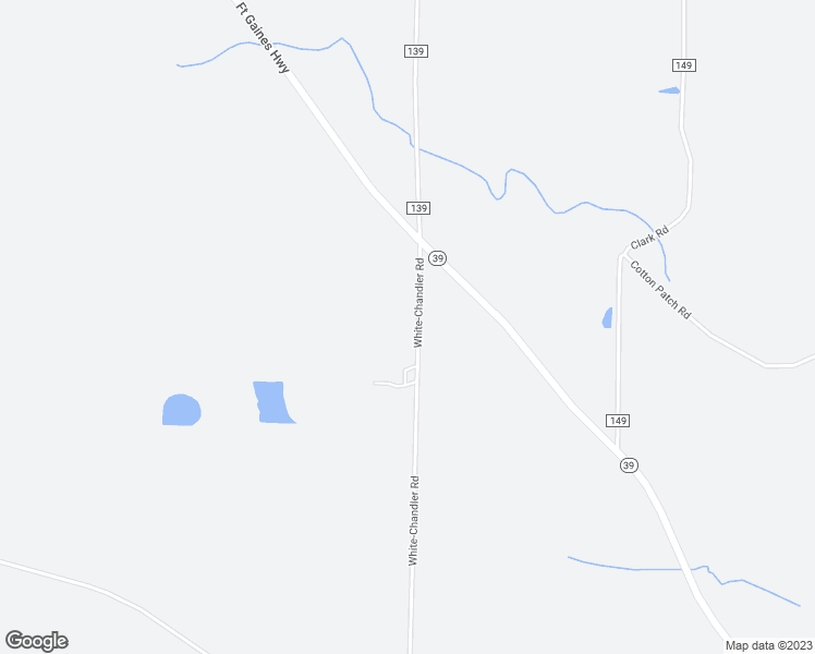 map of restaurants, bars, coffee shops, grocery stores, and more near 1071 White-Chandler Road in Blakely